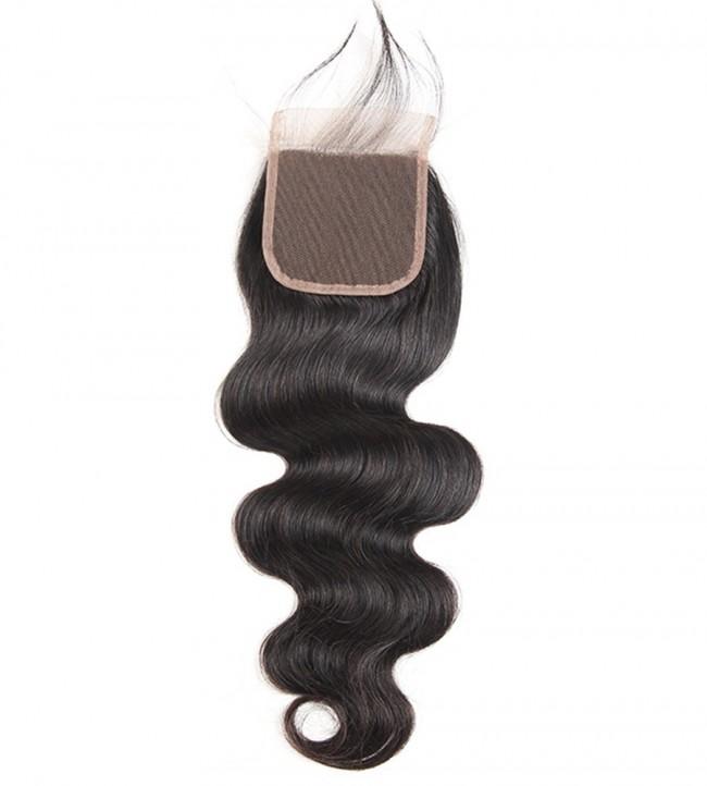 4x4 Transparent Virgin Body Wave Lace Closure