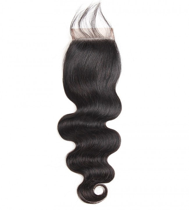 5x5 Transparent Virgin Body Wave Closure