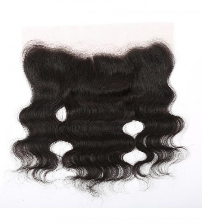 13x4 Transparent Pre-Plucked Virgin Body Wave Frontal