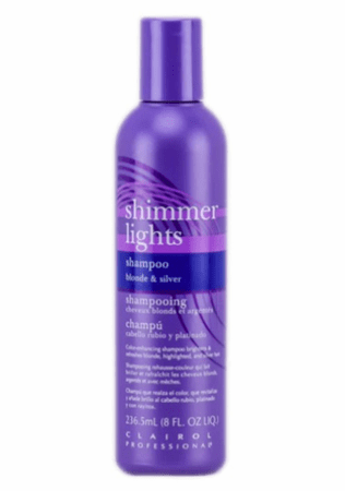 Clairol Shimmer Lights Shampoo Blonde & Silver 8oz