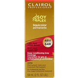 Clairol Soy4Plex LiquiColor Permanent Hair Color 4RV/64R Light Red Violent Brown