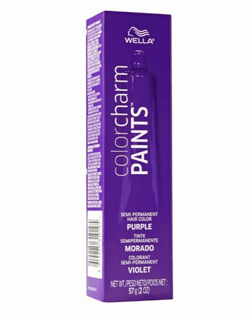 Wella Color Charm Paints Semi Permanent Hair Color Purple 2 oz
