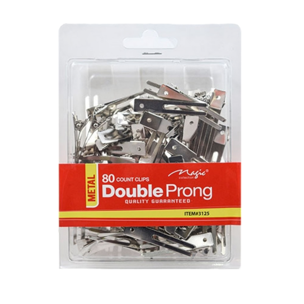 MAGIC Double Prong Clips 80ct #3125