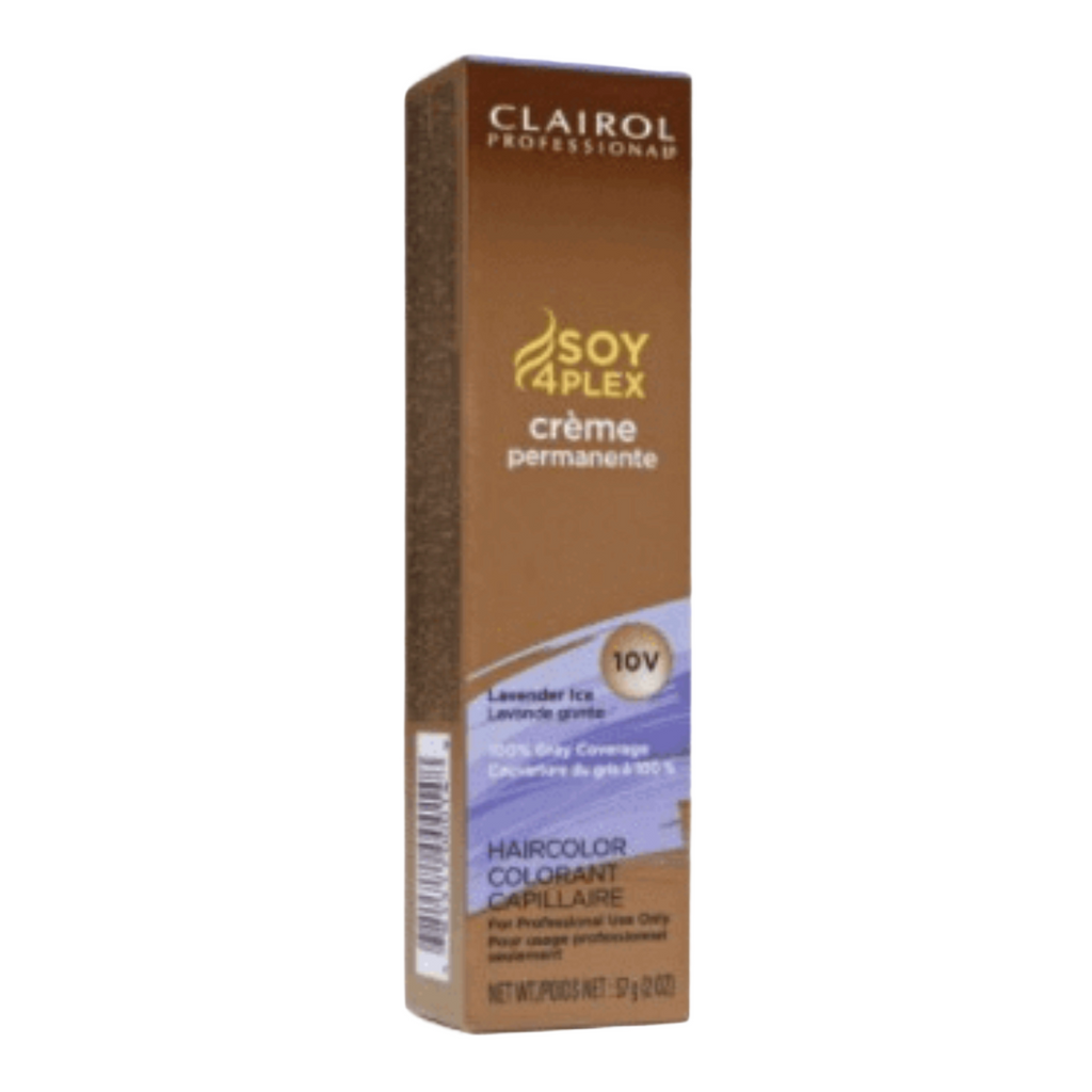 Clairol Professional Creme Permanente Hair Color 10V Lavender Ice