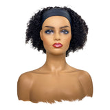 10” Kinky Curly Headband Wig 150 Density Wig