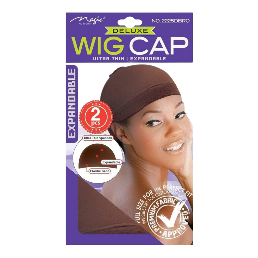 Magic Deluxe Wig Caps Dark Brown