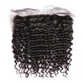 13x4 Transparent Pre-Plucked Virgin Fiji Wave Frontal