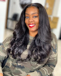 13x6 HD Pre-Plucked Virgin Body Wave Lace Frontal Wig 180 Density
