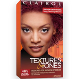 Clairol Textures & Tones Permanent hair color 4RV Blazing Burgundy