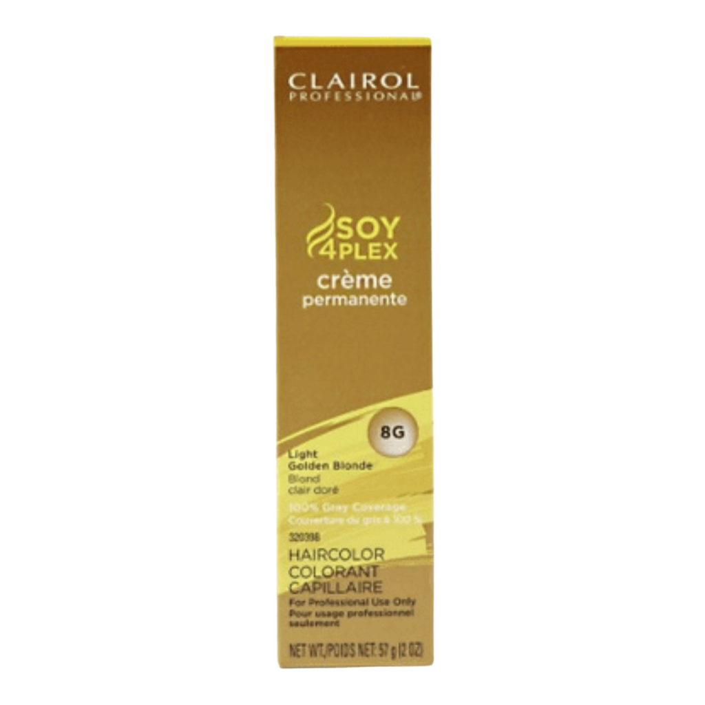 Clairol Professional Creme Permanente Hair Color 8G Light Golden Blonde