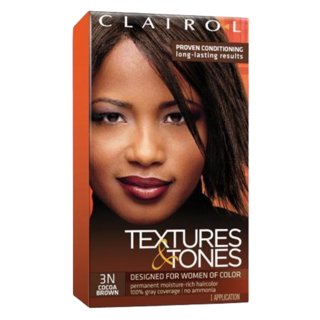 Clairol Textures & Tones Permanent hair color 3N cocoa brown