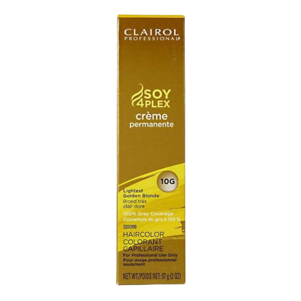 Clairol Professional Creme Permanente Hair Color 10G Lightest Golden Blonde
