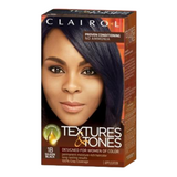 Clairol Textures & Tones Permanent hair color 1B Silken Black