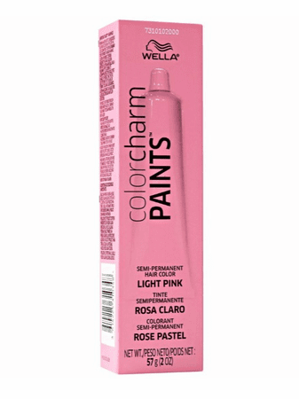 Wella Color Charm Paints Semi Permanent Hair Color Light Pink 2 oz