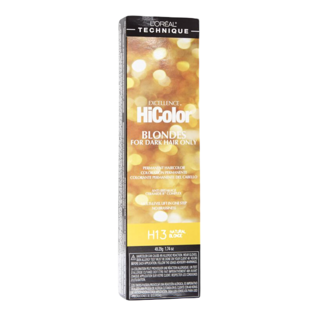L'Oreal Excellence HiColor Blondes For Dark Hair Only Permanent Haircolor H13 Natural Blonde